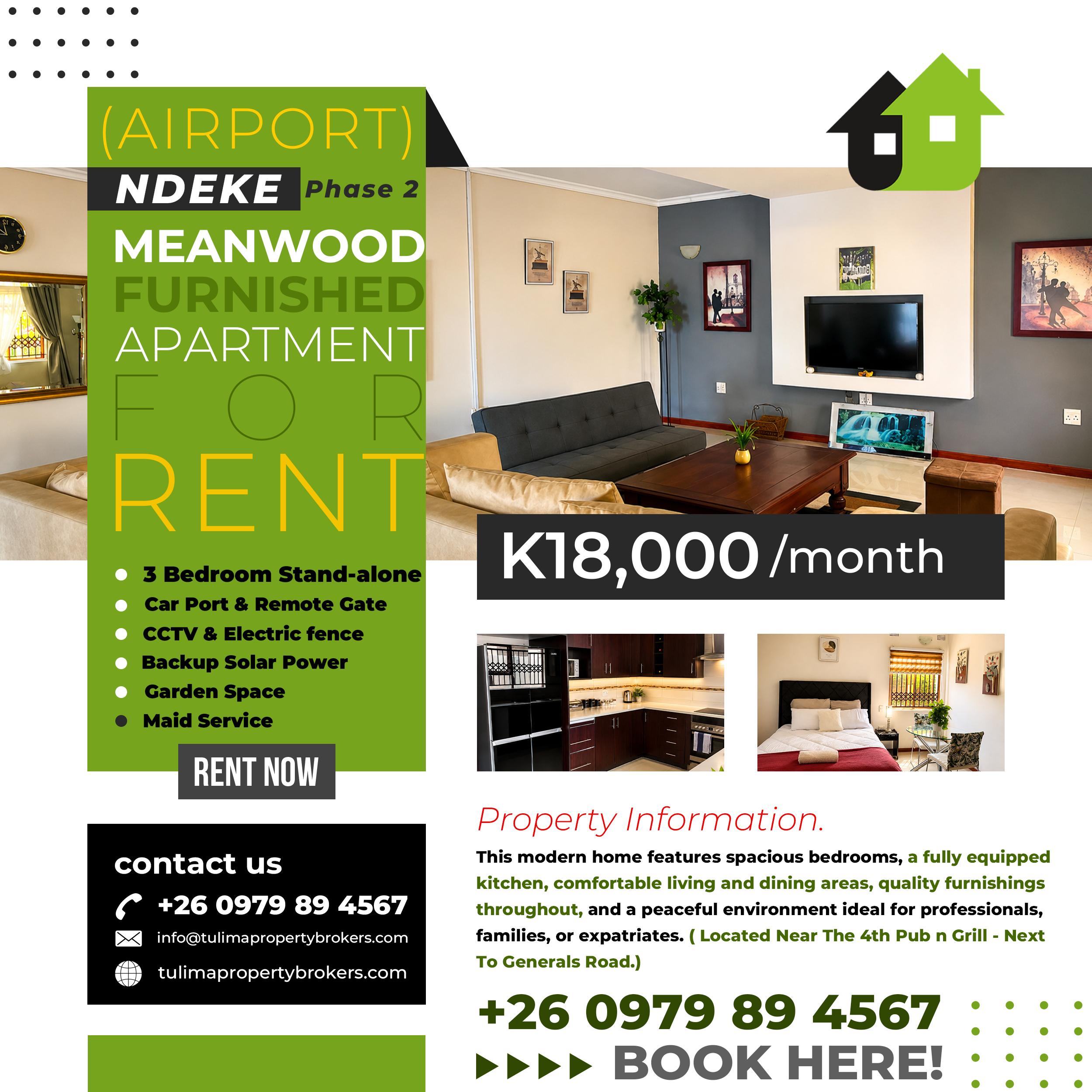Furnished Apartment Airport Area